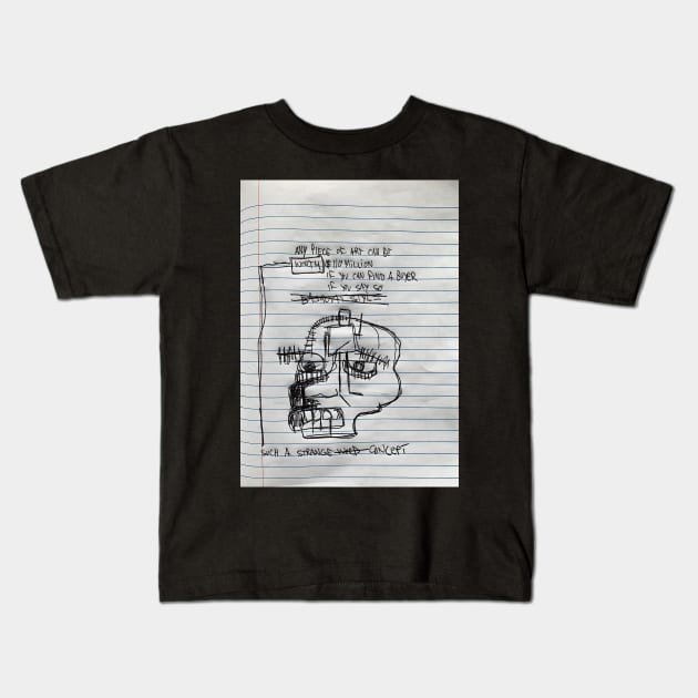 For Sale $110 Million Kids T-Shirt by Mijumi Doodles